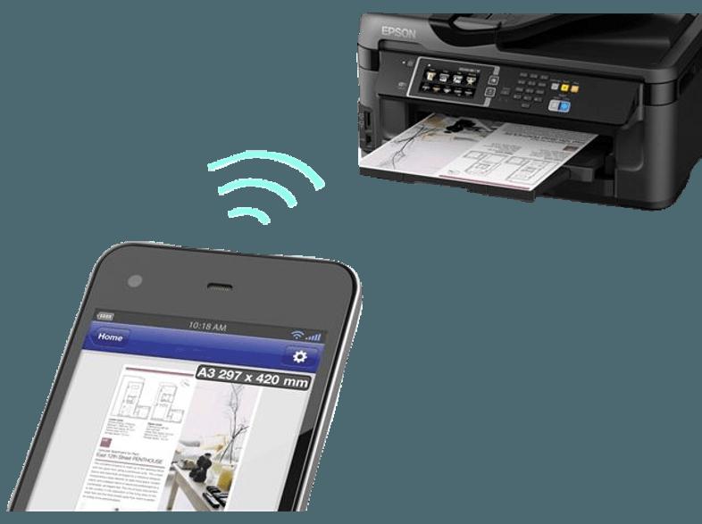 Bedienungsanleitung EPSON WorkForce WF7610 DWF PrecisionCore 4in1
