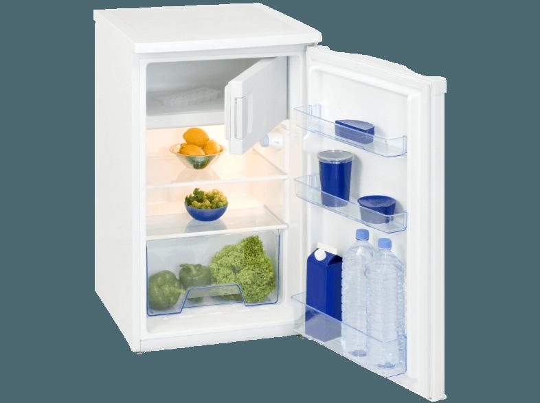 EXQUISIT KS 124 A   Kühlschrank Kühlschrank (120 kWh, A  , 850 mm hoch, Weiß)
