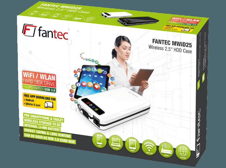 FANTEC 1648 MWiD25  2.5 Zoll extern, FANTEC, 1648, MWiD25, 2.5, Zoll, extern