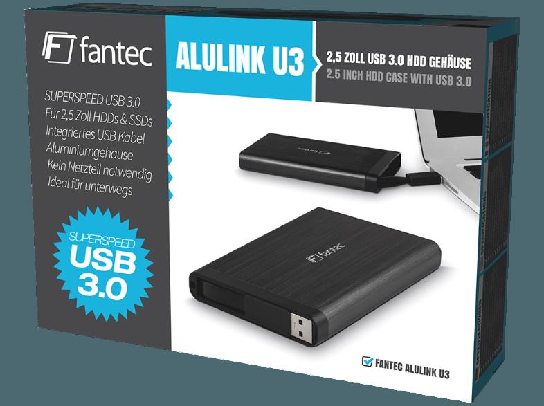 FANTEC 1676 AluLink U3  2.5 Zoll extern, FANTEC, 1676, AluLink, U3, 2.5, Zoll, extern