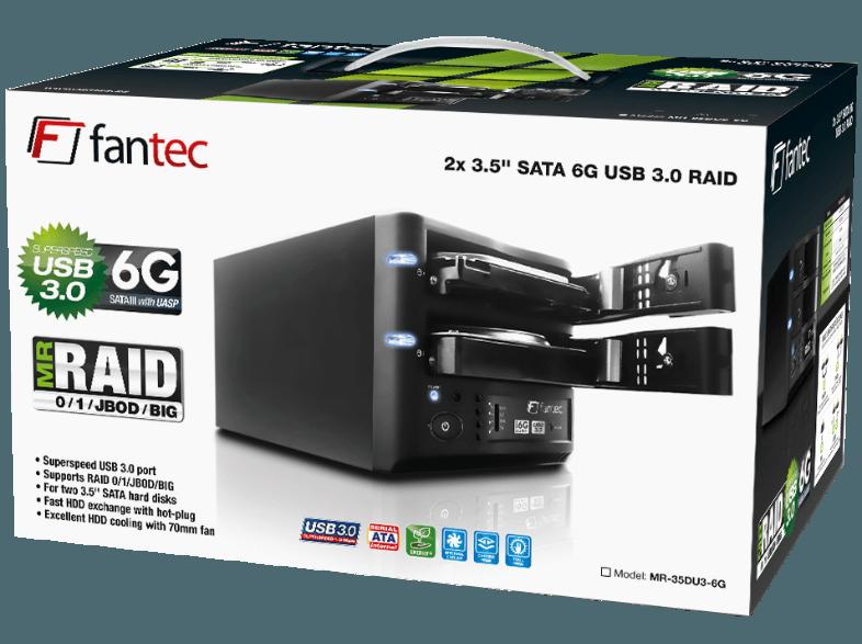 FANTEC 1685 MR-35DU3-6G  3.5 Zoll extern