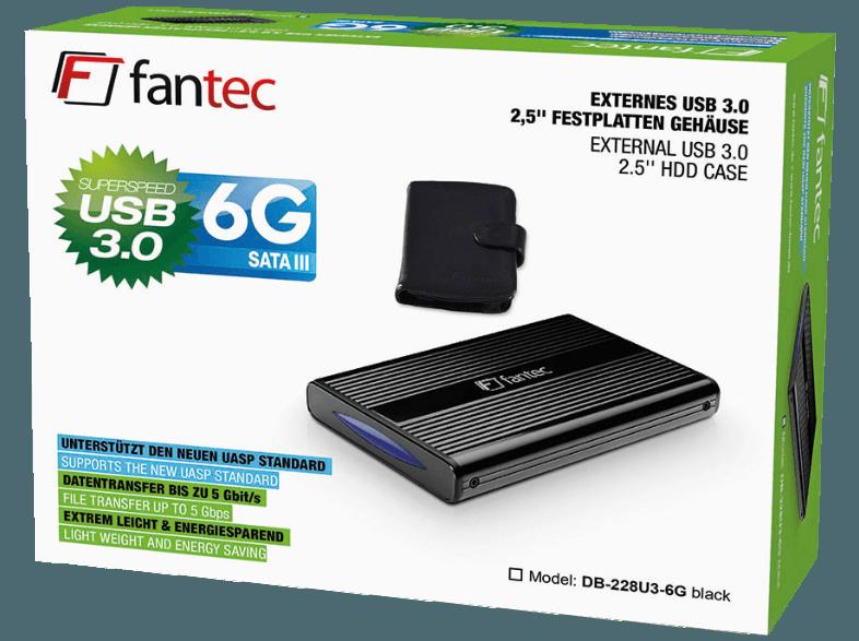 FANTEC 1688 DB-228U3-6G  2.5 Zoll extern, FANTEC, 1688, DB-228U3-6G, 2.5, Zoll, extern