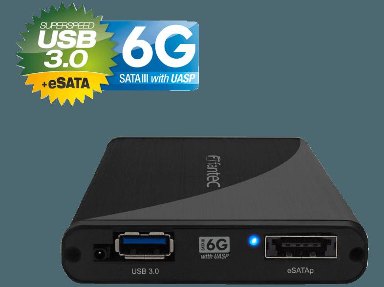 FANTEC 1692 225U3eSATAp-6G  bis zu 1TB 2.5 Zoll extern