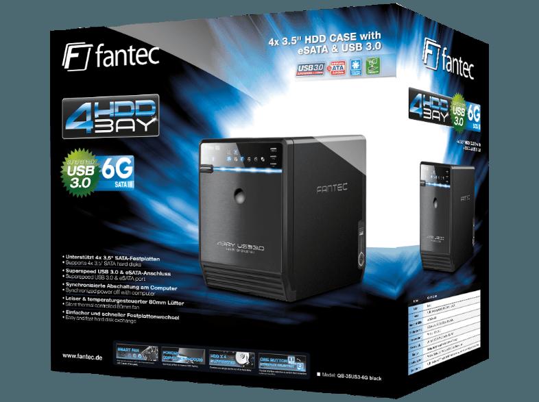 FANTEC 1695 QB-35US3-6G  0 TB 3.5 Zoll extern