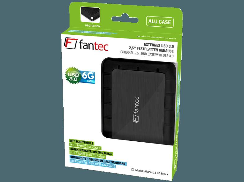 FANTEC 2203 AluProU3-6G  2.5 Zoll extern