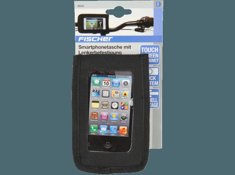 FISCHER Smartphonetasche mit Lenkerbefestigung schwarz
