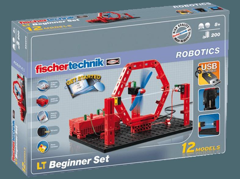 FISCHERTECHNIK 524370 LT Beginner Set Rot, Schwarz