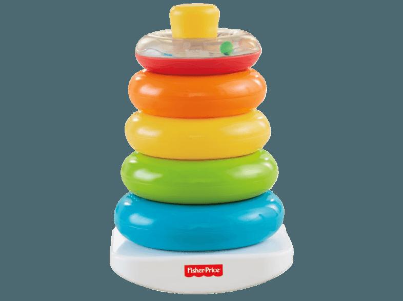 FISHER PRICE 71050 Farbring Pyramide Blau, Grün, Gelb, Orange