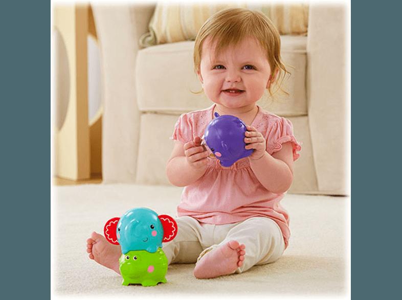 FISHER PRICE BGP41 Stapelfreunde Grün, Lila, Türkis