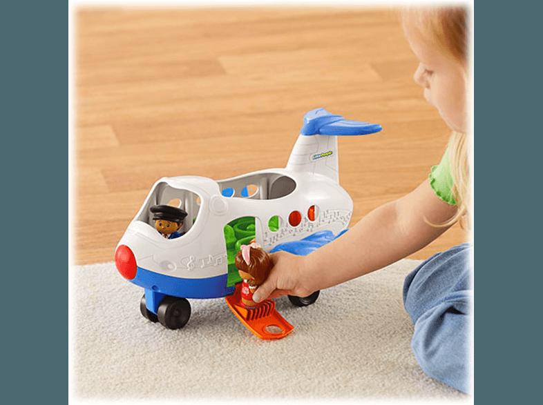 FISHER PRICE BJT56 Flugzeug Weiß, Blau