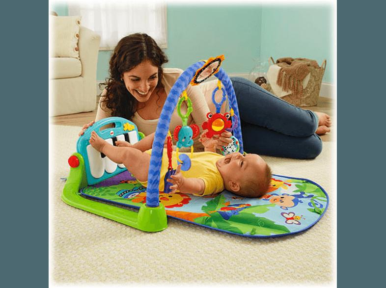 FISHER PRICE BMH49 Rainforest Piano-Gym Blau