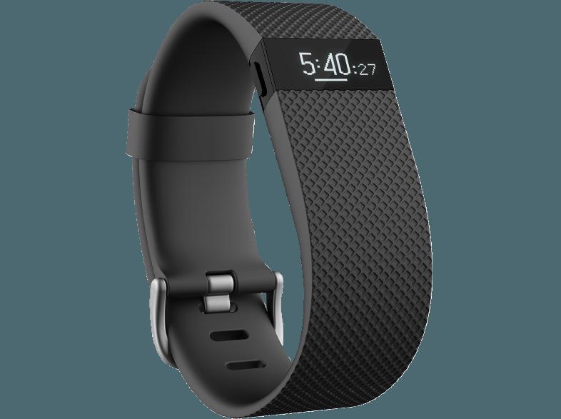 FITBIT Charge HR Large Schwarz (Activity-Tracker)