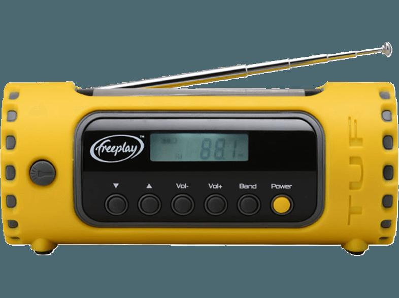 FREEPLAY Tuf  (PLL Tuner, Digital Radio, FM, AM, Gelb/Schwarz), FREEPLAY, Tuf, , PLL, Tuner, Digital, Radio, FM, AM, Gelb/Schwarz,