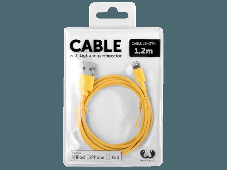 FRESH N REBEL 2LC120YL Kabel mit Lilghtning-Connector