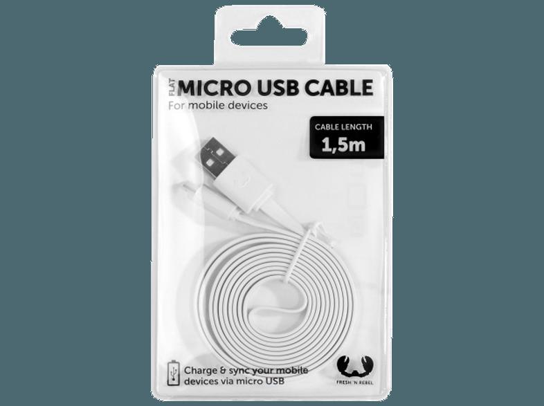 FRESH N REBEL 2UC150WH Micro USB-Kabel, FRESH, N, REBEL, 2UC150WH, Micro, USB-Kabel