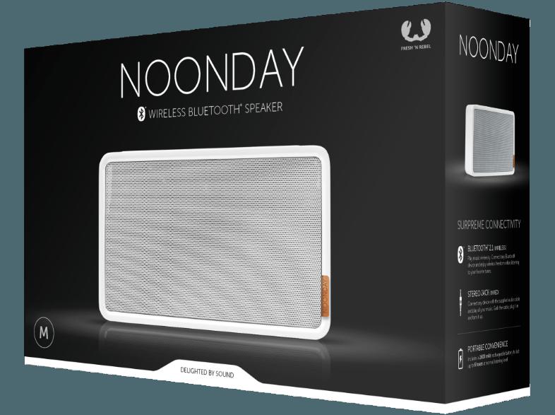 FRESH N REBEL Noonday M Bluetooth Lautsprecher Weiß, FRESH, N, REBEL, Noonday, M, Bluetooth, Lautsprecher, Weiß