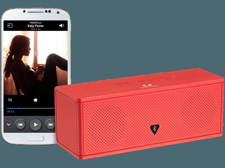 FRESH N REBEL Rockbox Brick Bluetooth Lautsprecher Coral