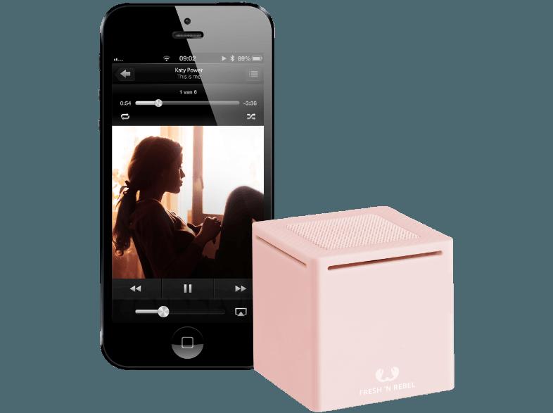 FRESH N REBEL Rockbox Cube Bluetooth Lautsprecher Cupcake