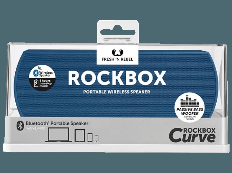 FRESH N REBEL Rockbox Curve Bluetooth Lautsprecher Indigo