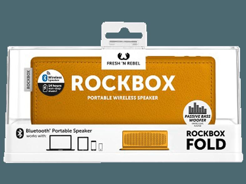 FRESH N REBEL Rockbox Fold Bluetooth Lautsprecher Pumpkin, FRESH, N, REBEL, Rockbox, Fold, Bluetooth, Lautsprecher, Pumpkin