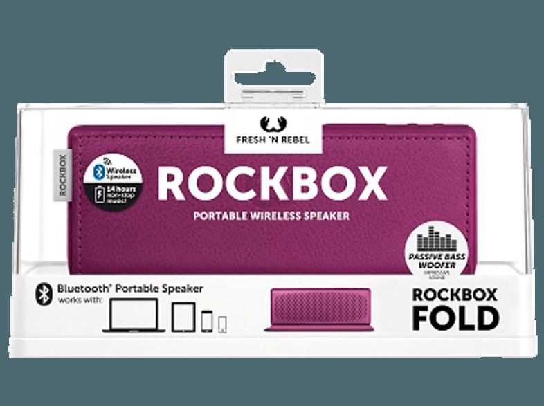 FRESH N REBEL Rockbox Fold Bluetooth Lautsprecher Wildberry, FRESH, N, REBEL, Rockbox, Fold, Bluetooth, Lautsprecher, Wildberry