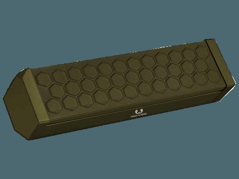 FRESH N REBEL Rockbox Raw Bluetooth-Lautsprecher Army/Grün