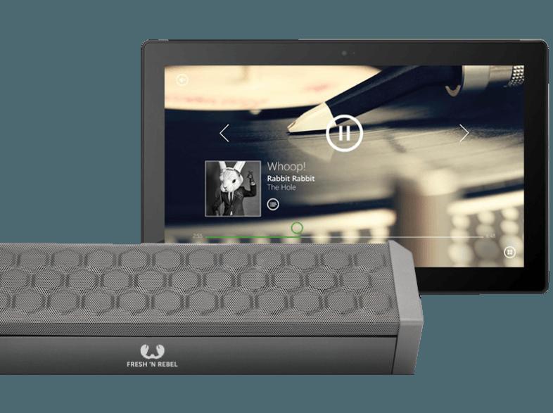 FRESH N REBEL Rockbox Raw Dockingstation Grau