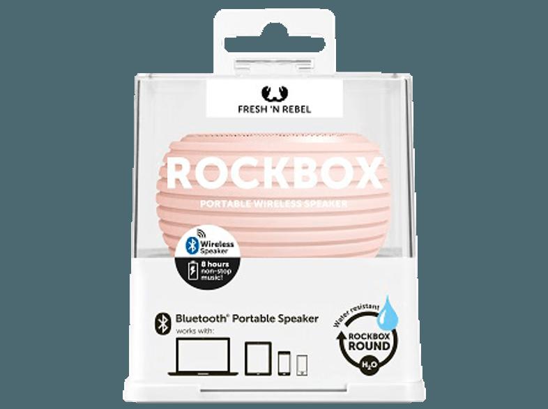 FRESH N REBEL Rockbox Round H20 Bluetooth Lautsprecher Cupcake