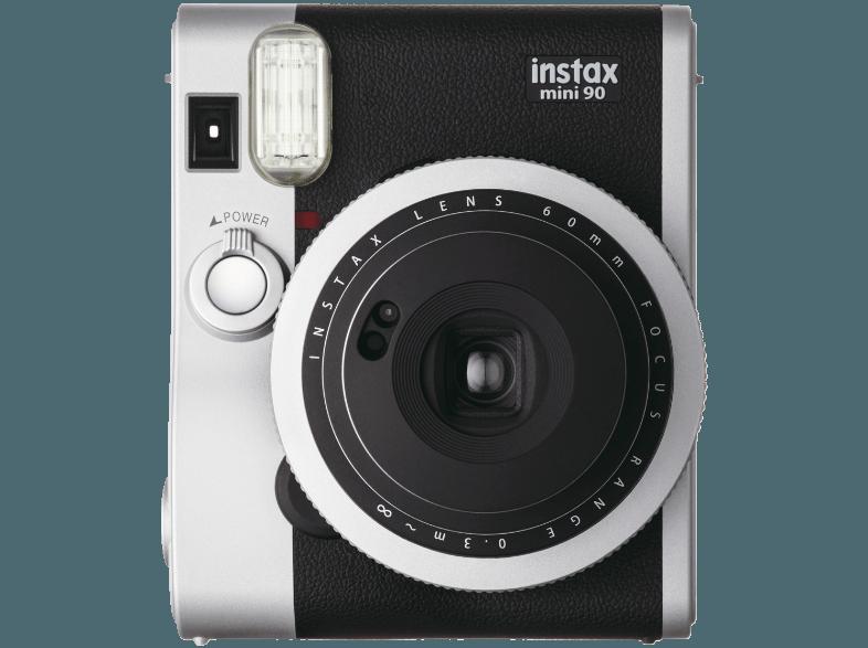 FUJIFILM Instax Mini 90 Sofortbildkamera Sofortbildkamera Schwarz/Silber, FUJIFILM, Instax, Mini, 90, Sofortbildkamera, Sofortbildkamera, Schwarz/Silber