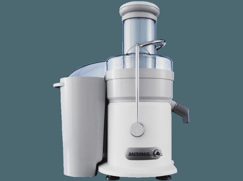 GASTROBACK 40119 Design Juicer Basic Entsafter (450 Watt, Weiß)