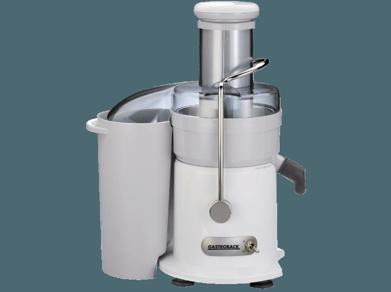 GASTROBACK 40119 Design Juicer Basic Entsafter (450 Watt, Weiß)