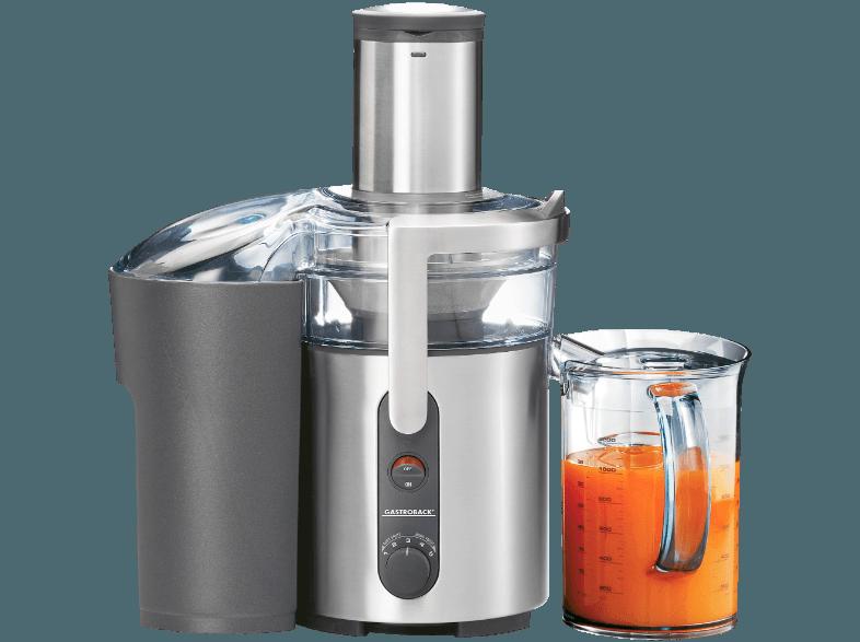 GASTROBACK 40127 Design Multi Juicer VS Entsafter (1300 Watt, Silber), GASTROBACK, 40127, Design, Multi, Juicer, VS, Entsafter, 1300, Watt, Silber,