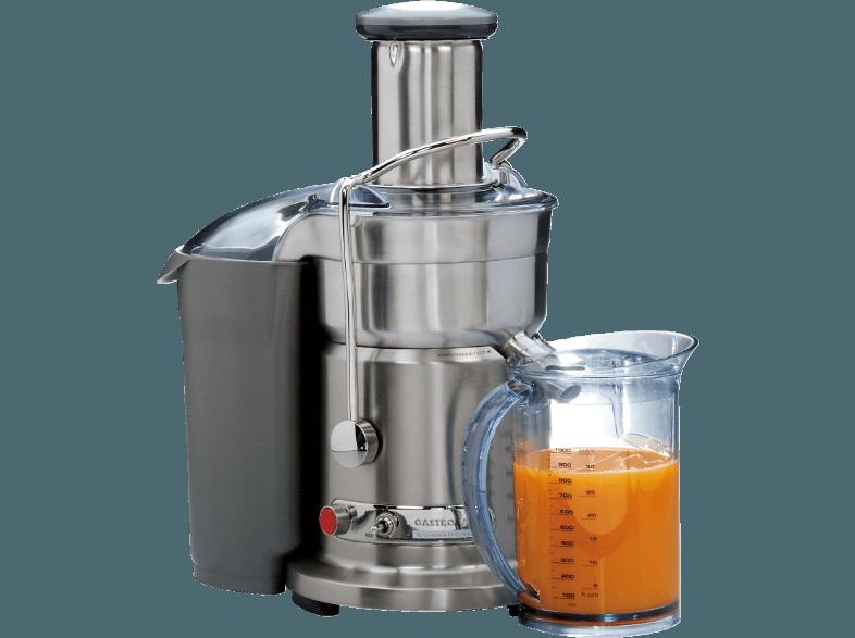 GASTROBACK 40129 Design Juicer Advanced Entsafter (1200 Watt, Edelstahl)