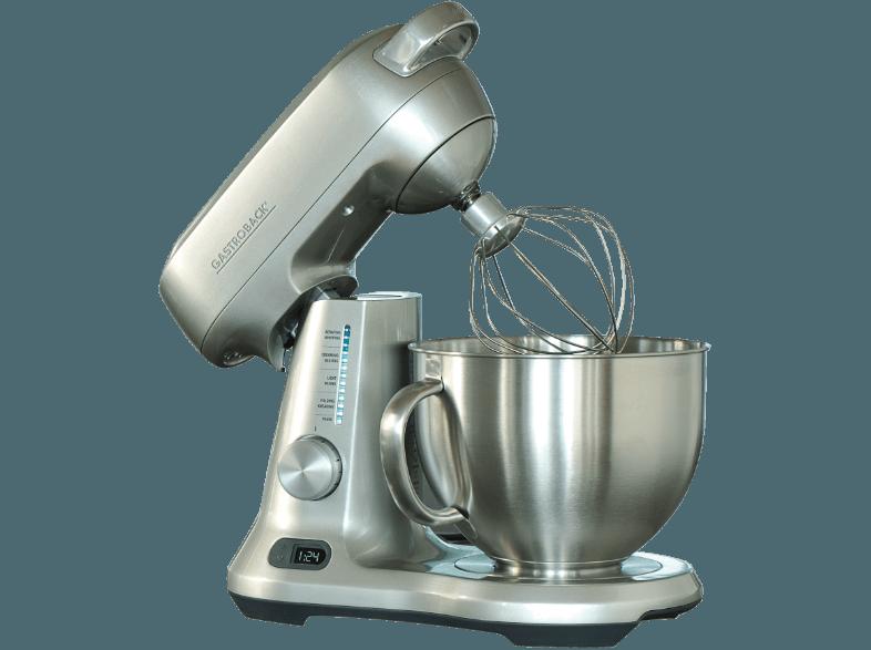 GASTROBACK 40979 Advanced Pro Küchenmaschine Silber 1000 Watt