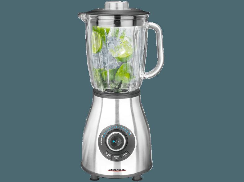 GASTROBACK 40986 Vital Mixer Pro Standmixer Edelstahl (1000 Watt, 1.75 Liter Glasbehälter)