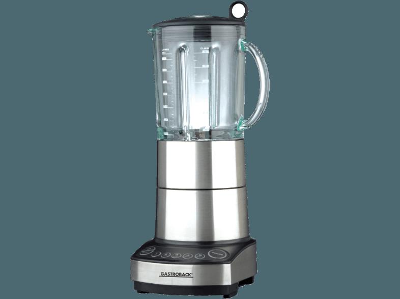 GASTROBACK 41000 Design Advanced Standmixer Silber/Schwarz (1000 Watt, 1.5 Liter)