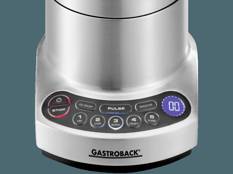 GASTROBACK 41001 Design Advanced Electronic Standmixer Silber (1200 Watt, 1.5 Liter), GASTROBACK, 41001, Design, Advanced, Electronic, Standmixer, Silber, 1200, Watt, 1.5, Liter,