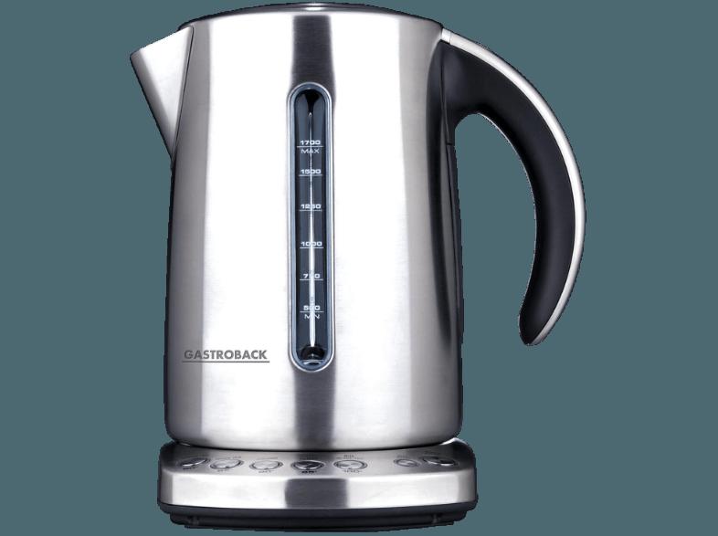 GASTROBACK 42429 Design Advanced Pro Wasserkocher Edelstahl (2400 Watt, 1.7 Liter/Jahr)