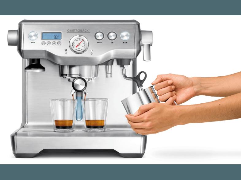 GASTROBACK 42636 Design Espresso Advanced Control Espressomaschine Silber