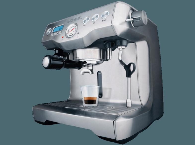 GASTROBACK 42636 Design Espresso Advanced Control Espressomaschine Silber