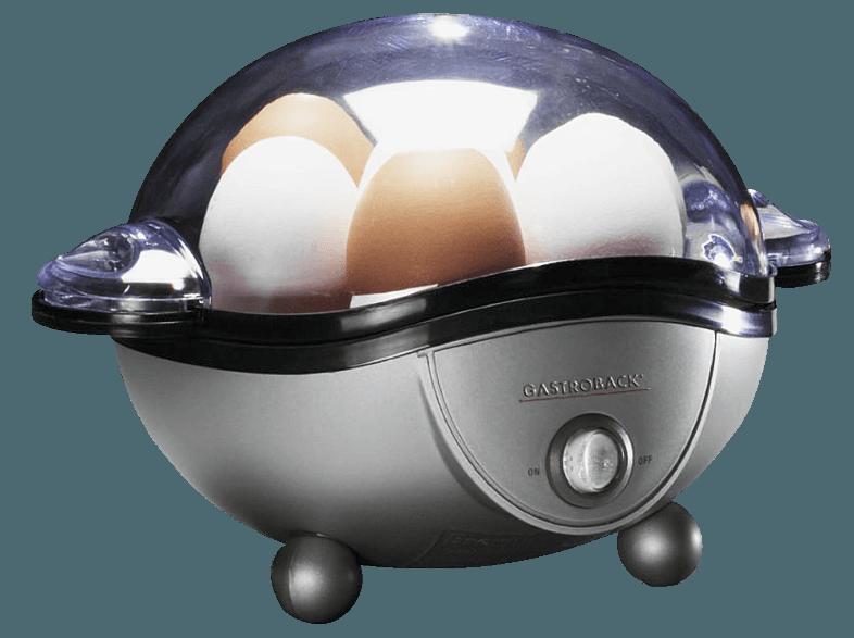 GASTROBACK 42801 Eierkocher (Anzahl Eier:7, Silber)
