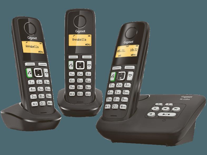 GIGASET AL 220 A Trio Schnurloses Telefon, GIGASET, AL, 220, A, Trio, Schnurloses, Telefon