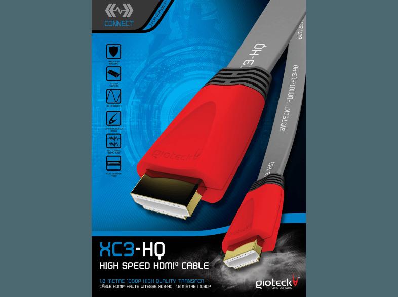 GIOTECK XC-3 High Speed HDMI-Kabel, GIOTECK, XC-3, High, Speed, HDMI-Kabel