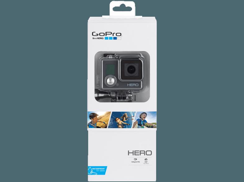 GOPRO Hero Actioncam Schwarz (Wasserdicht bis: bis zu 40 m,  ), GOPRO, Hero, Actioncam, Schwarz, Wasserdicht, bis:, bis, 40, m, ,