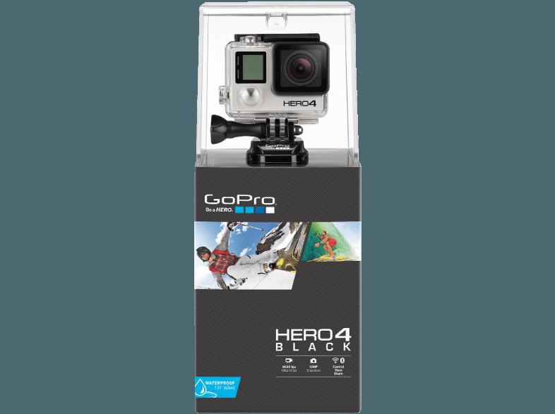 GOPRO Hero4 Black Adventure Edition Actioncam Silber/Schwarz (Wasserdicht bis: bis zu 40 m,  WLAN)