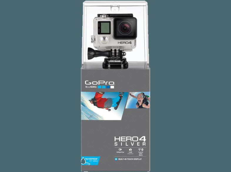 GOPRO Hero4 Silver Adventure Edition Actioncam Silber (Wasserdicht bis: bis zu 40 m,  WLAN), GOPRO, Hero4, Silver, Adventure, Edition, Actioncam, Silber, Wasserdicht, bis:, bis, 40, m, WLAN,