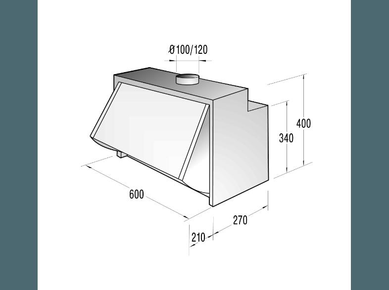 GORENJE DI602M Dunstabzugshaube (270 mm tief)