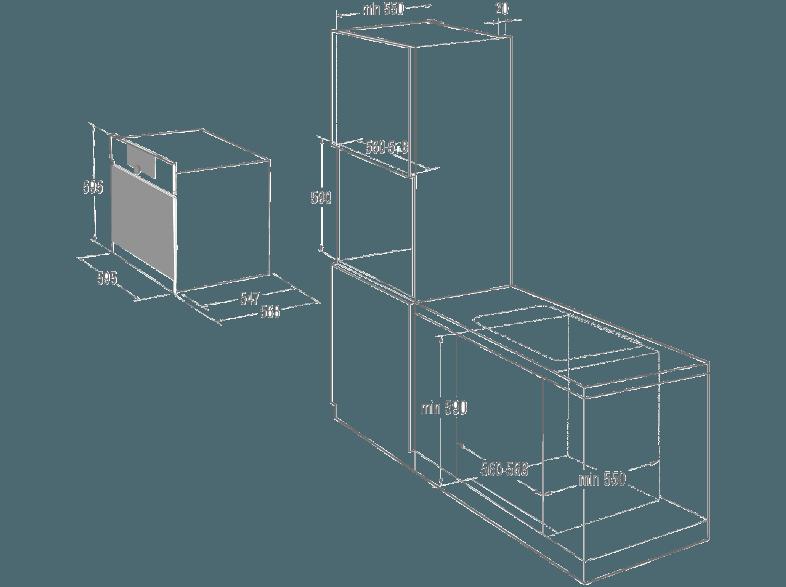 GORENJE Green Chili Set 5 Einbauherdset (HiLight-Kochfelder, A, 67 Liter/Jahr)