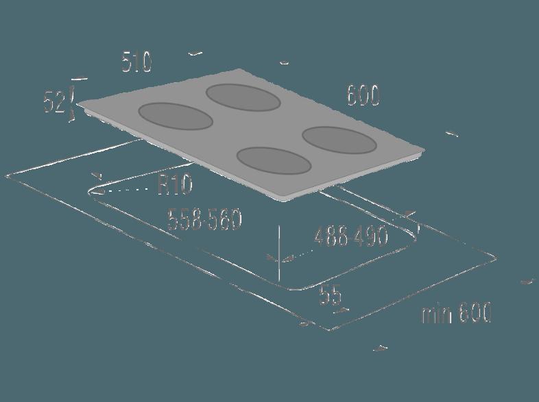 GORENJE IC634CLI Induktions-Kochfelder (600 mm breit, 4 Kochfelder), GORENJE, IC634CLI, Induktions-Kochfelder, 600, mm, breit, 4, Kochfelder,