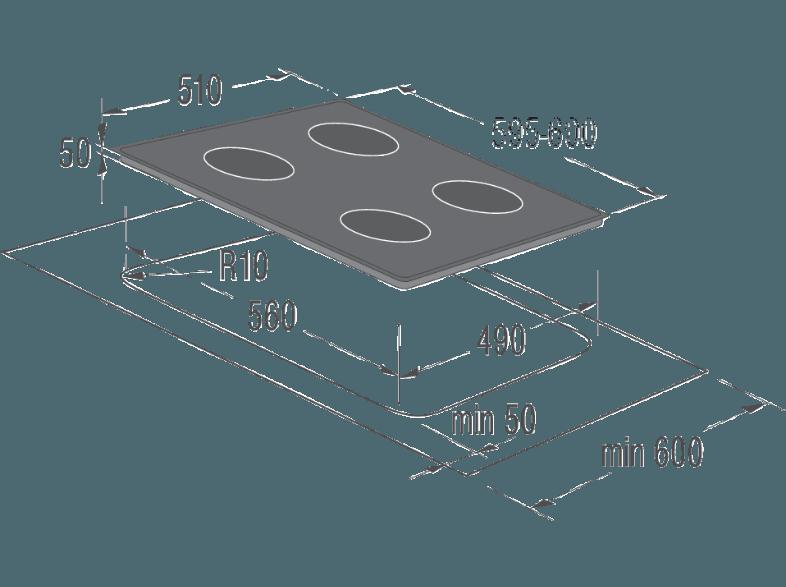 GORENJE IS655X Induktions-Kochfelder (600 mm breit, 4 Kochfelder)